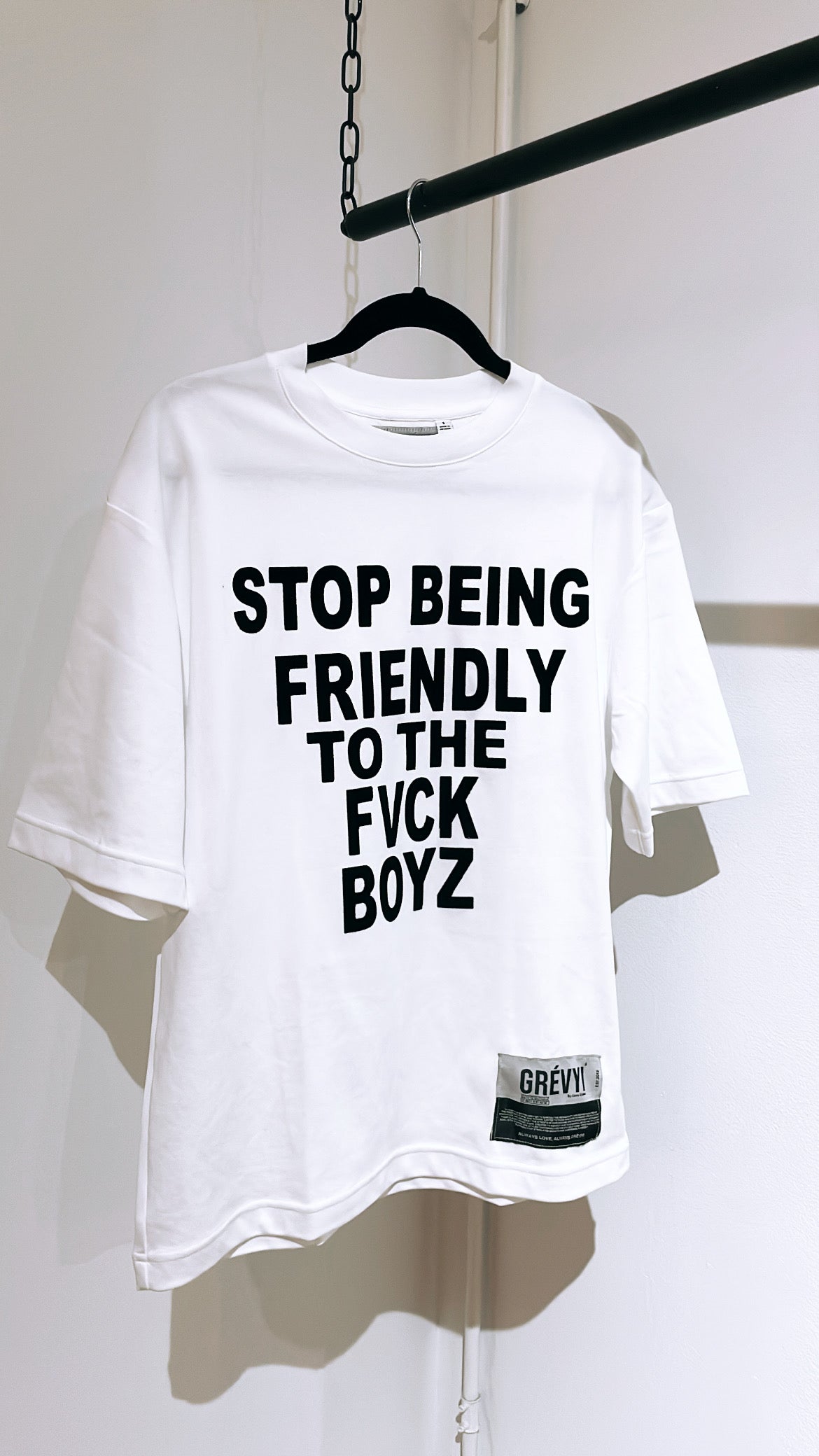 Goals tee white – alwaysgrevyi
